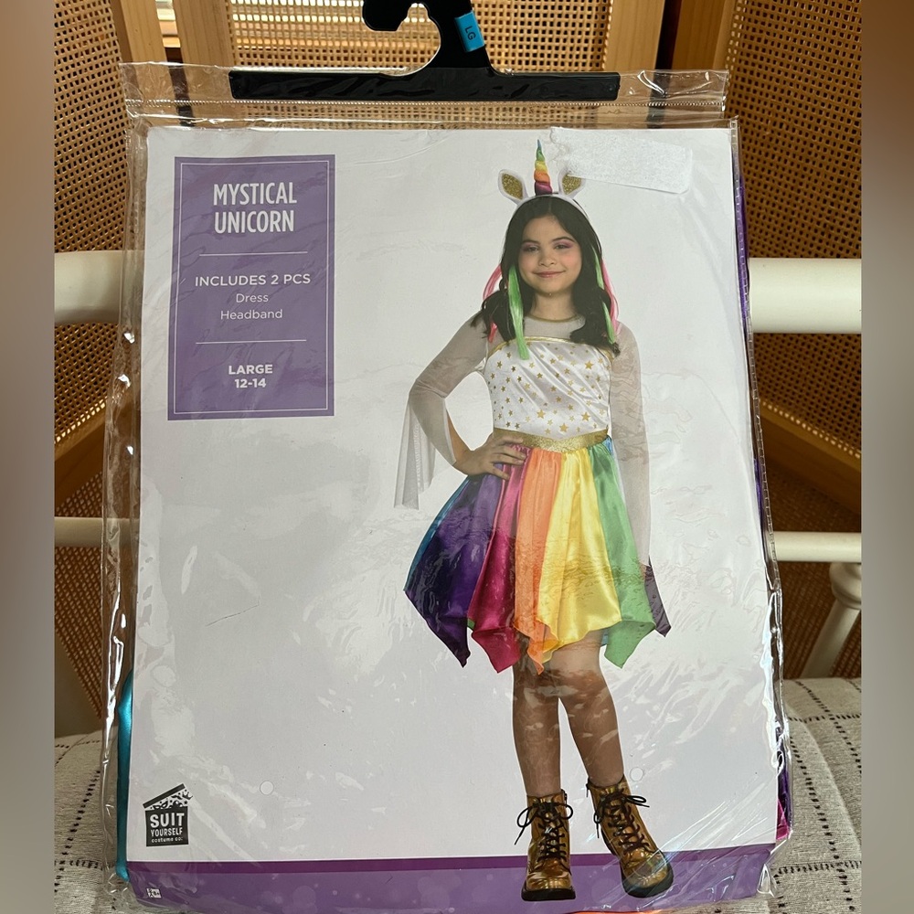 NWT Mystical Unicorn Halloween Costume Girls L (12-14)